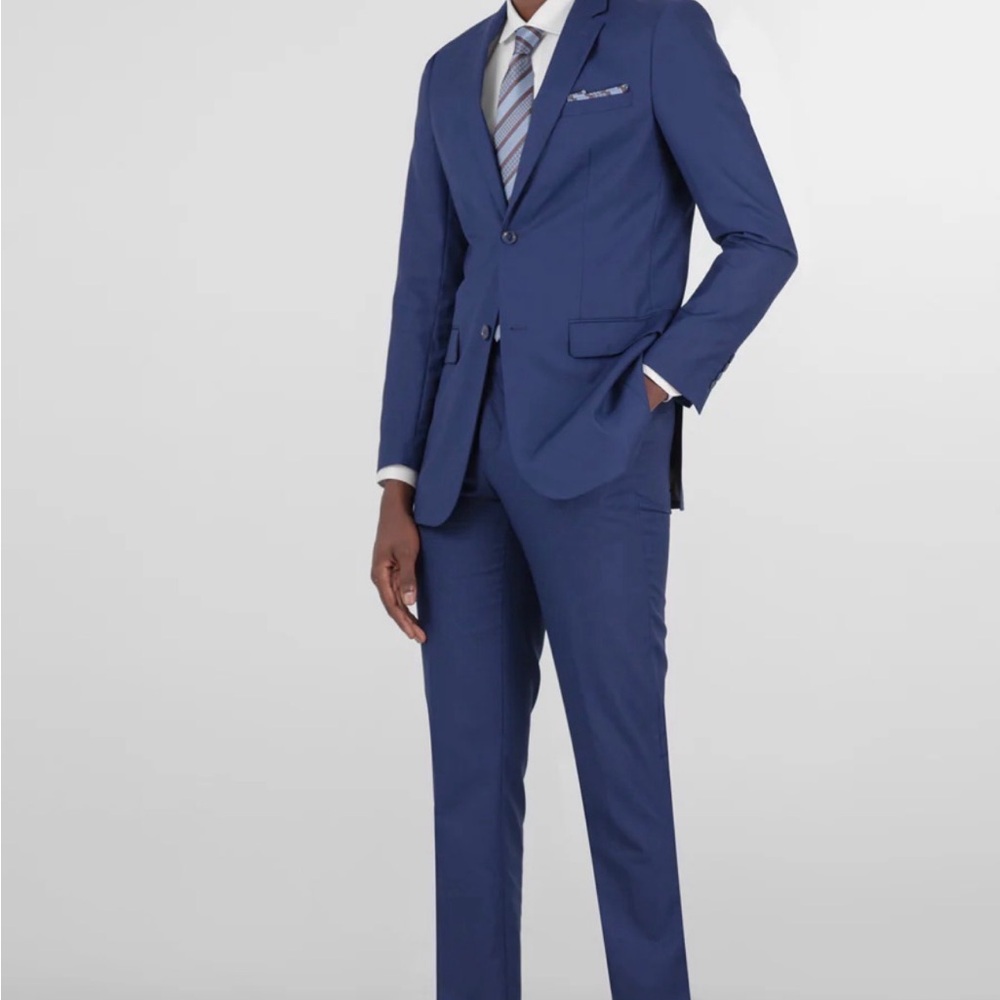 Elegant Royal Blue Men's Suit